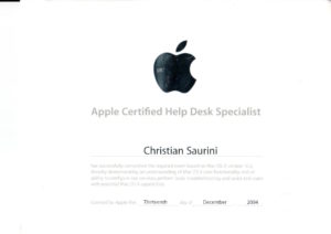 Certificazioni Macwin2005