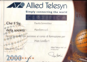 Certificazioni Macwin2005