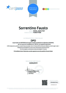 Cerificazione DPO Didasko-faustosorrentino
